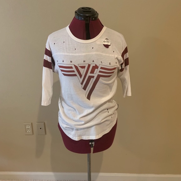 van halen baseball tee